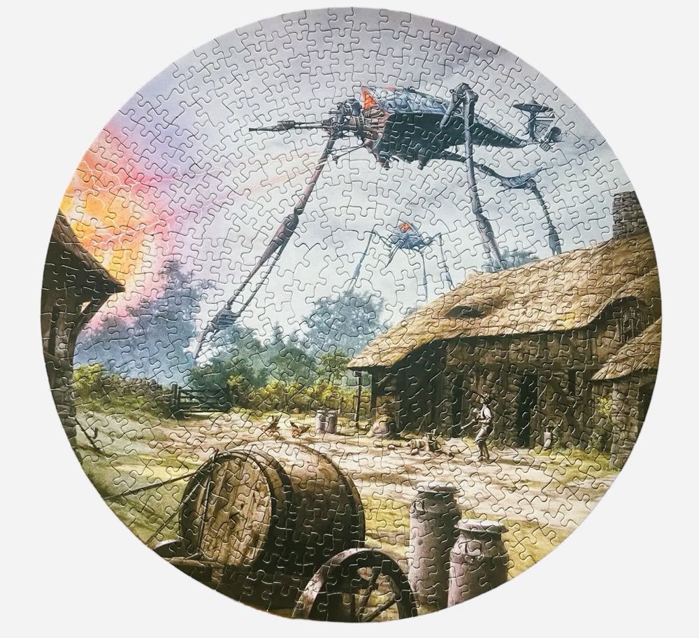 The War Of The Worlds - Blue Opal puzzle collectible [Barcode 633793001925] - Main Image 2
