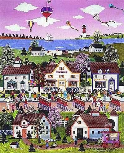 The Independence Day Parade -  Ceaco puzzle collectible - Main Image 2