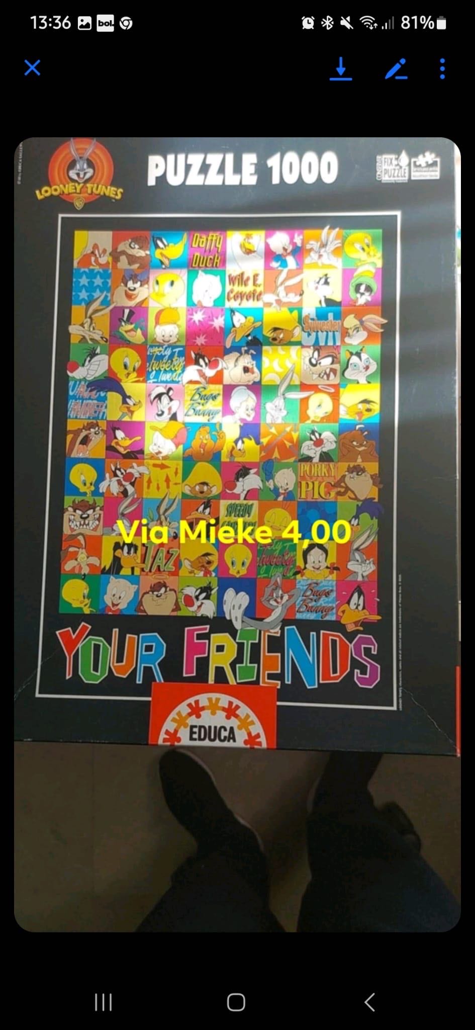 Looney Tunes Your Friends - Educa puzzle collectible - Main Image 4