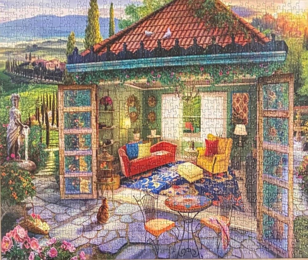 Tuscan Oasis - Ravensburger puzzle collectible [Barcode 4005556169474] - Main Image 3