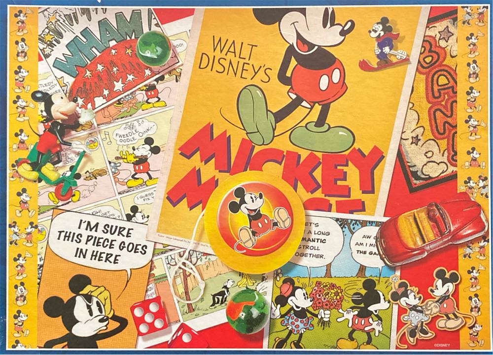 Mickey Mouse Retro Montage - Jumbo puzzle collectible [Barcode 8710126019016] - Main Image 2