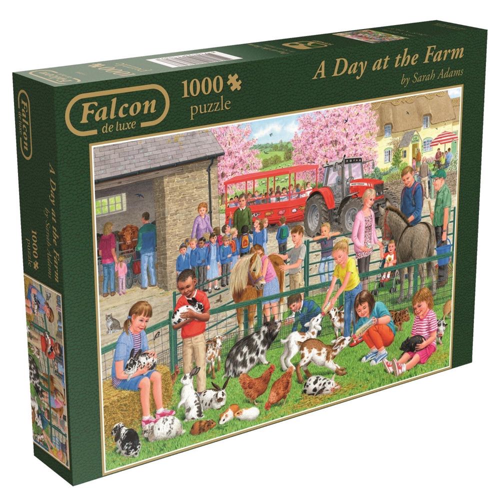 A Day At The Farm🐦 🟦 - Falcon de luxe puzzle collectible [Barcode 8710126110898] - Main Image 3