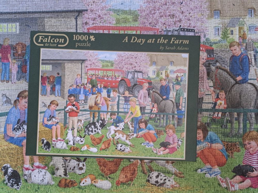 A Day At The Farm🐦 🟦 - Falcon de luxe puzzle collectible [Barcode 8710126110898] - Main Image 4