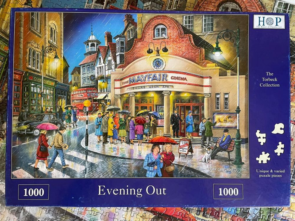 Evening Out (maken) - House of Puzzles Ltd HOP, The puzzle collectible [Barcode 5060002002544] - Main Image 4