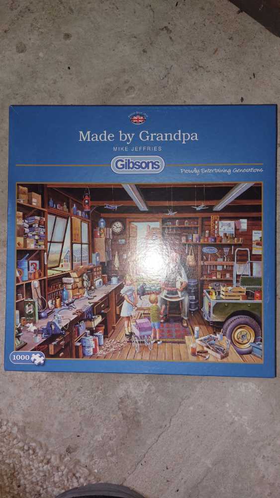 Made by Grandpa - Gibsons puzzle collectible [Barcode 5012269062182] - Main Image 1