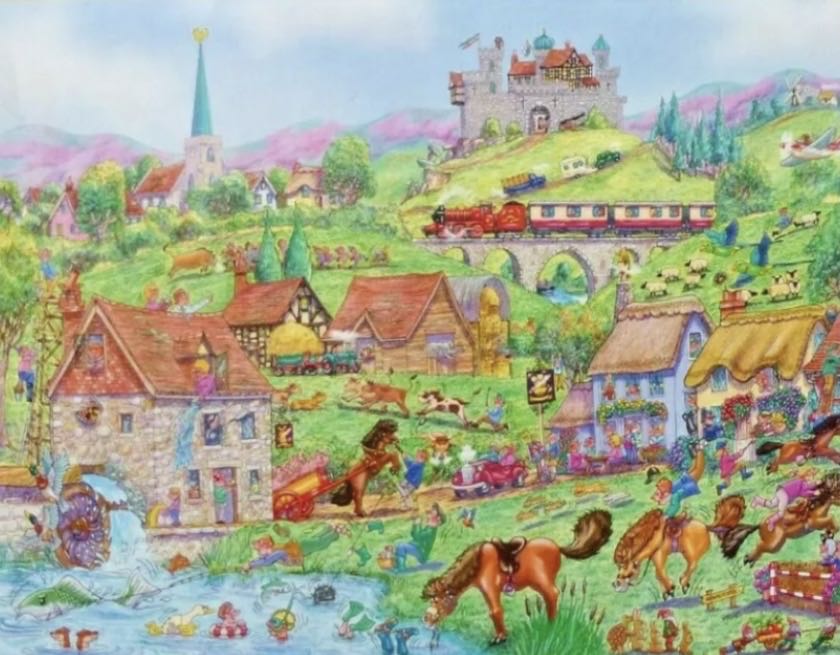 Horsing About - Gibsons puzzle collectible [Barcode 5012269062359] - Main Image 2