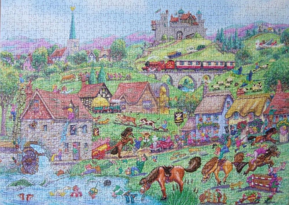 Horsing About - Gibsons puzzle collectible [Barcode 5012269062359] - Main Image 3