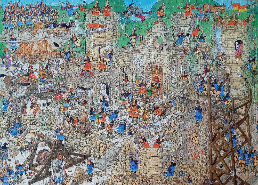 Middeleeuwen - Jumbo Van Haasteren puzzle collectible [Barcode 8710126818800] - Main Image 2