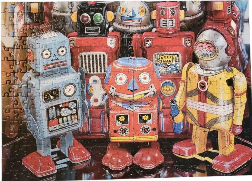 Tin Robots-TRADED - Ravensburger 🇩🇪 puzzle collectible [Barcode 4005556135707] - Main Image 2