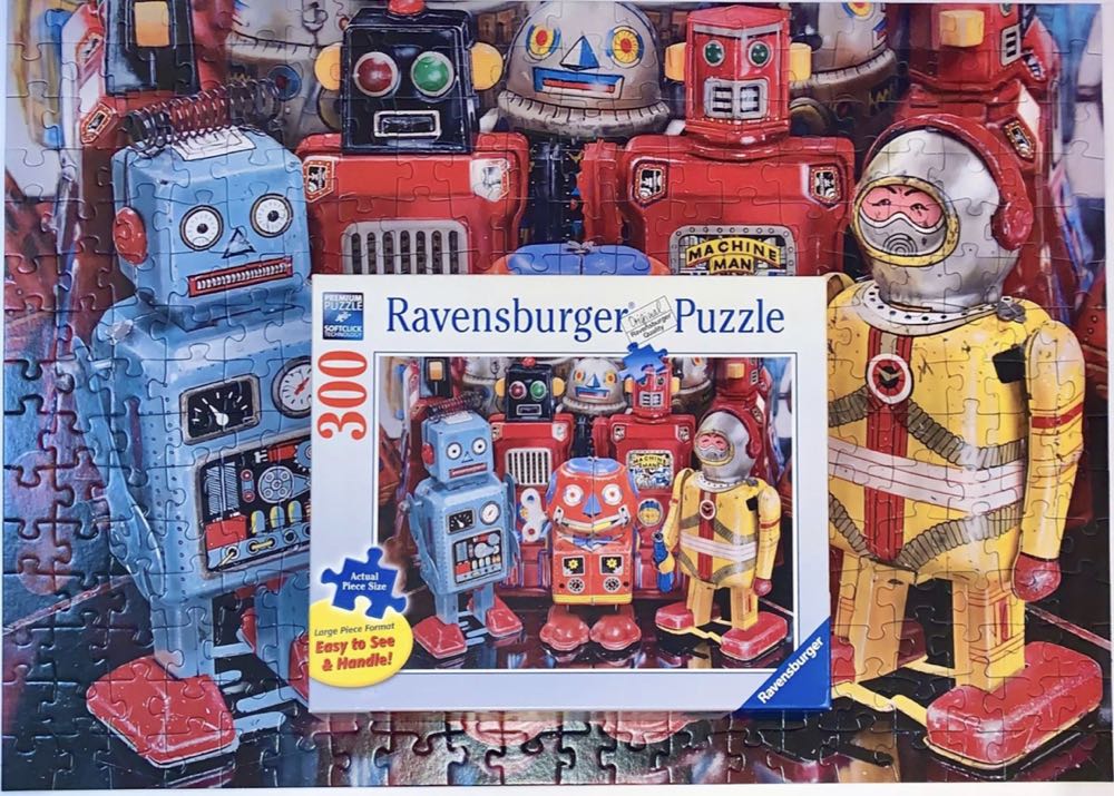 Tin Robots-TRADED - Ravensburger 🇩🇪 puzzle collectible [Barcode 4005556135707] - Main Image 4