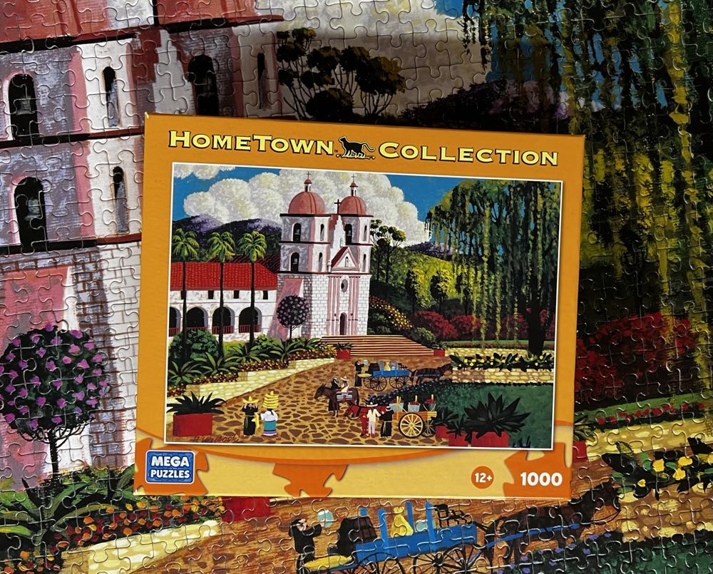 Santa Barbara Mission - Mega Puzzles puzzle collectible [Barcode 072348092009] - Main Image 2