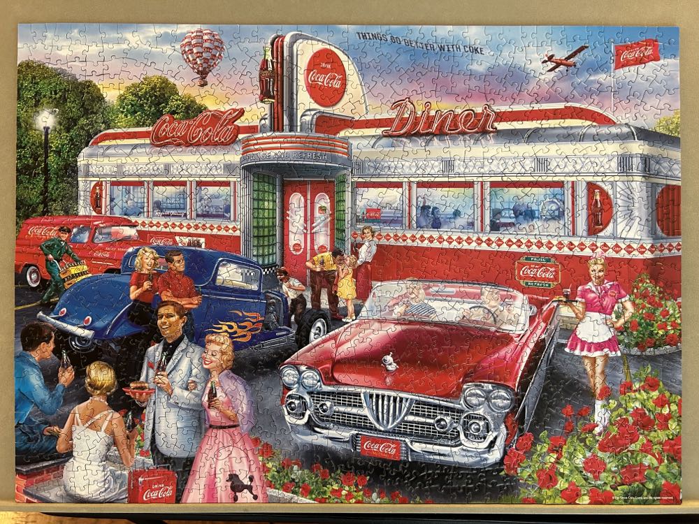 Diner - MasterPieces puzzle collectible [Barcode 705988821196] - Main Image 2