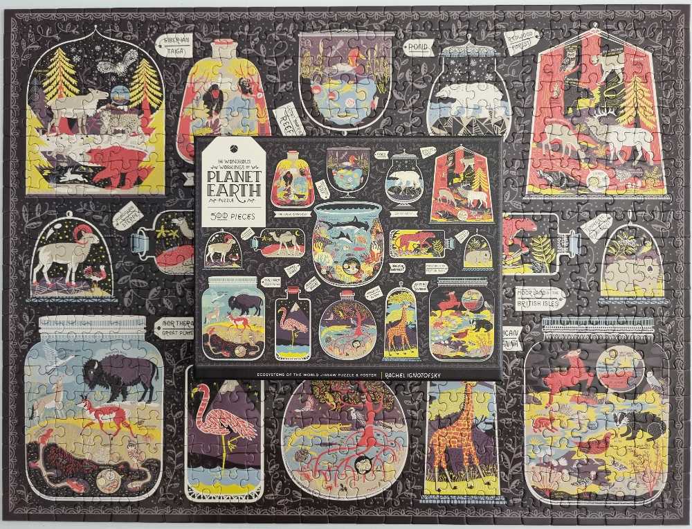 The Wondrous Workings Of Planet Earth - Ecosystems Of The World - Potter Puzzles puzzle collectible [Barcode 9780593135020] - Main Image 3