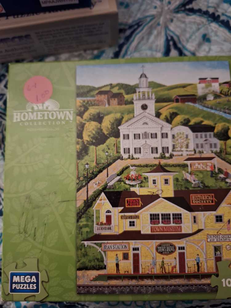 Hometown Collection - Mega Puzzles puzzle collectible [Barcode 072348092009] - Main Image 2