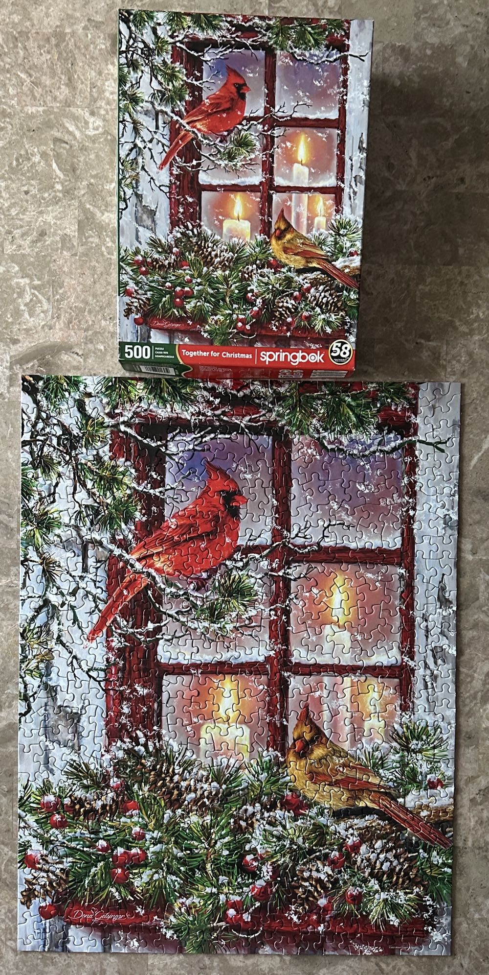 Springbok: Together For Christmas - Springbok puzzle collectible [Barcode 091683016259] - Main Image 2