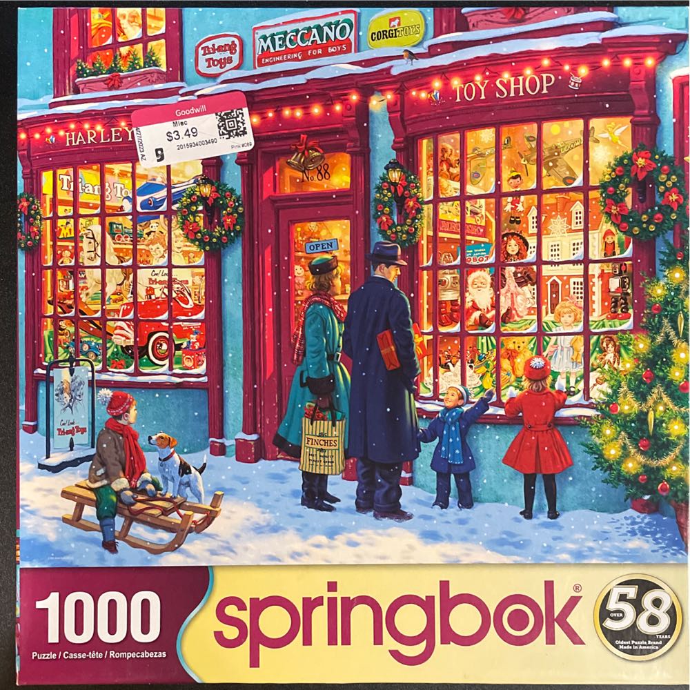 Toy Shop - Springbok puzzle collectible [Barcode 091683110292] - Main Image 2