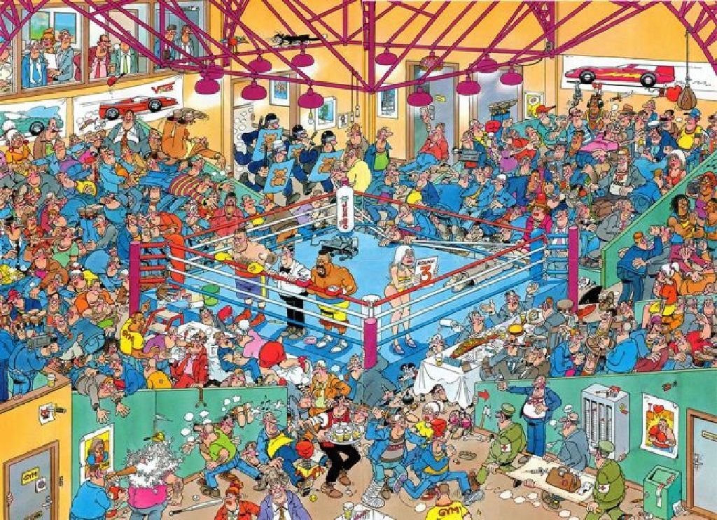 Bokswedstrijd 81058 - Boxwedstrijd/ Uitverkoop/ Hotel puzzle collectible - Main Image 2