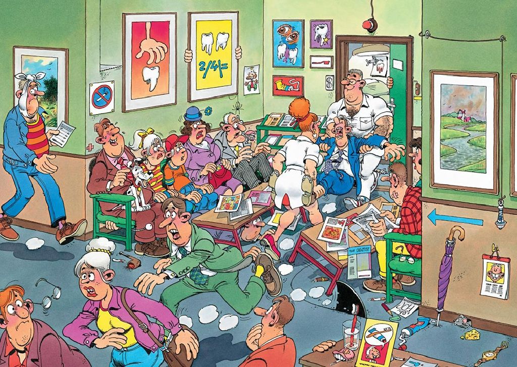 81516 At The Dentist - Jumbo Kruidvat 500 puzzle collectible - Main Image 2