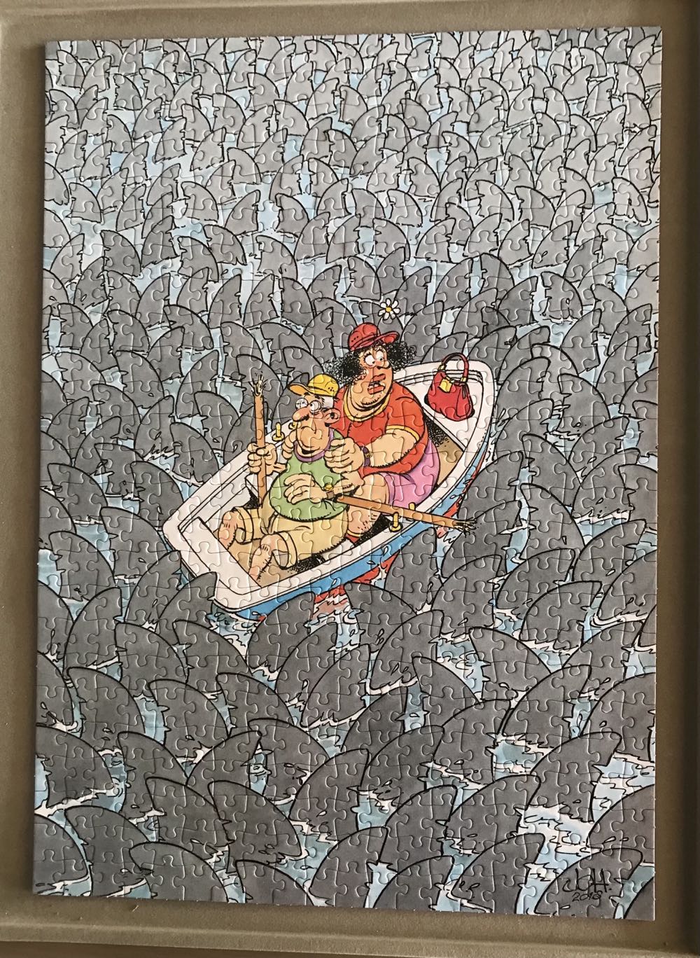 Overal Haaien-verkocht - Jumbo puzzle collectible - Main Image 3