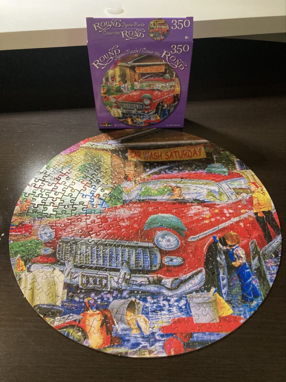 Car Wash Saturday - CraZArt Dollar Tree puzzle collectible [Barcode 639277536921] - Main Image 2