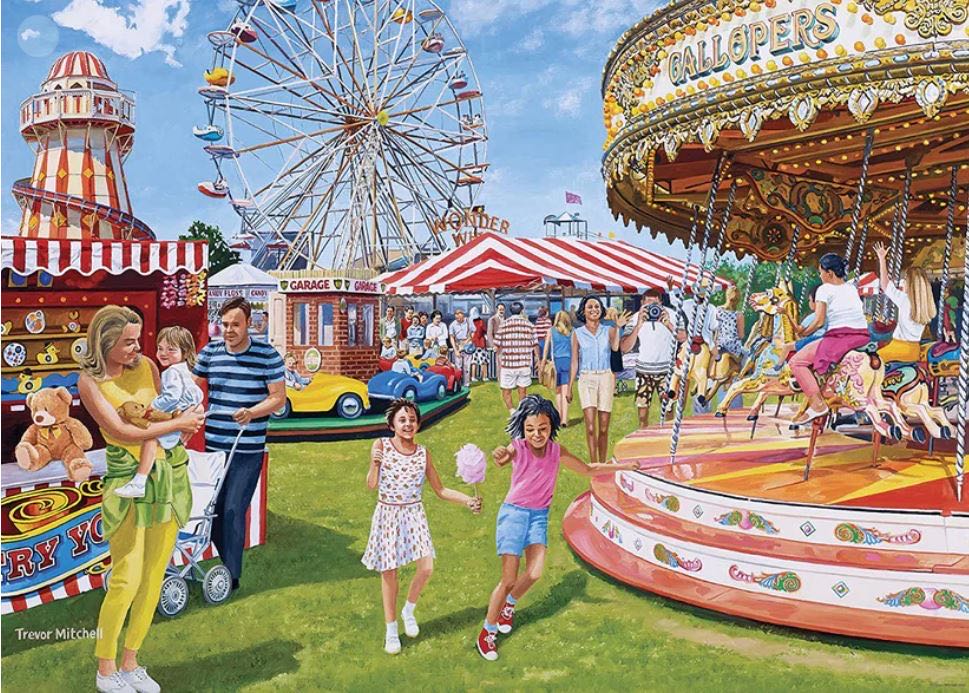Vintage Fairground Fun - Ravensburger puzzle collectible [Barcode 4005556169771] - Main Image 2