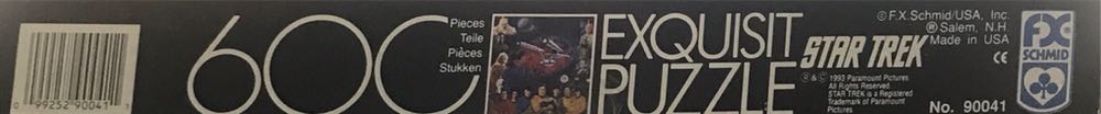 Star Trek 600 Pieces F.x. Schmid Exquisit Jigsaw Fx Schmid 600 Piece Exquisit Paramount New Sealed  puzzle collectible [Barcode 099252900411] - Main Image 2