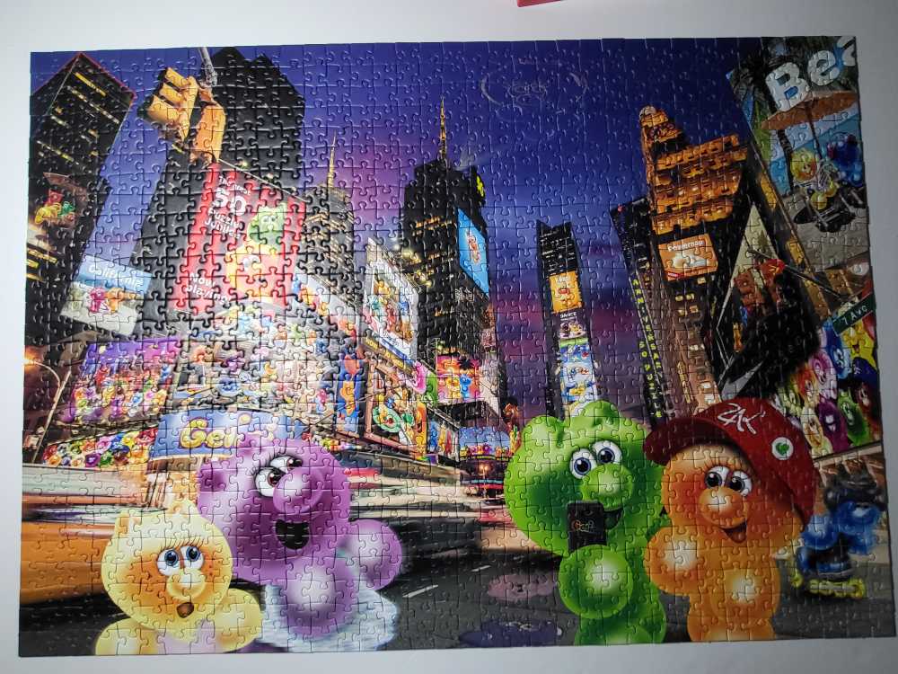 Gelini:  Gelini At Times Square - Ravensburger puzzle collectible [Barcode 4005556170838] - Main Image 2