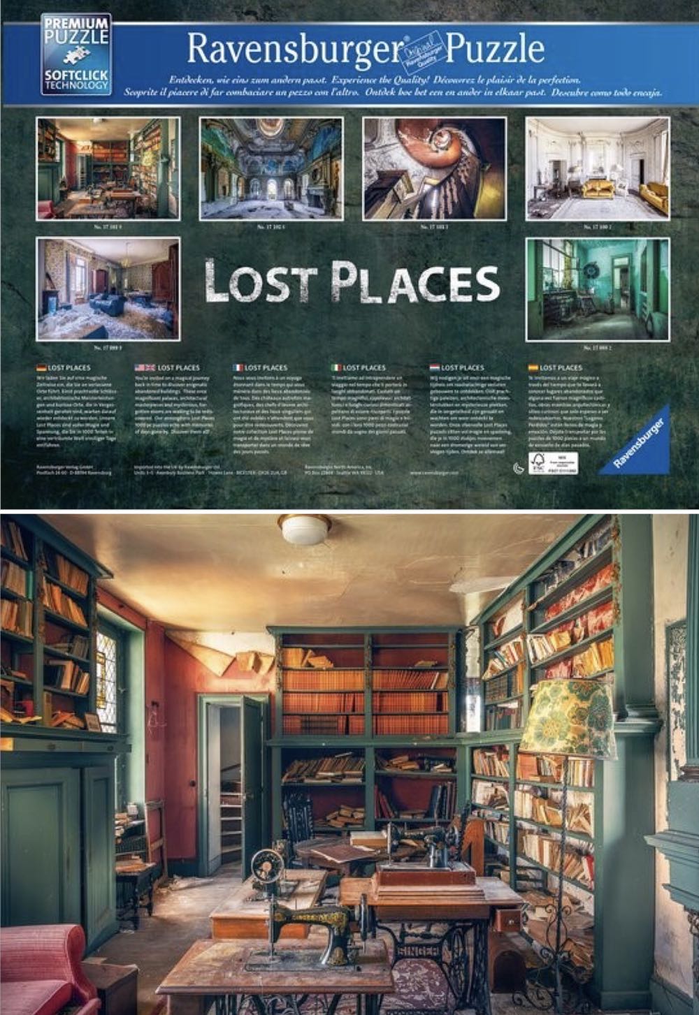 Lost places - The Housekeeper’s Room - Ravensburger puzzle collectible [Barcode 4005556171019] - Main Image 2
