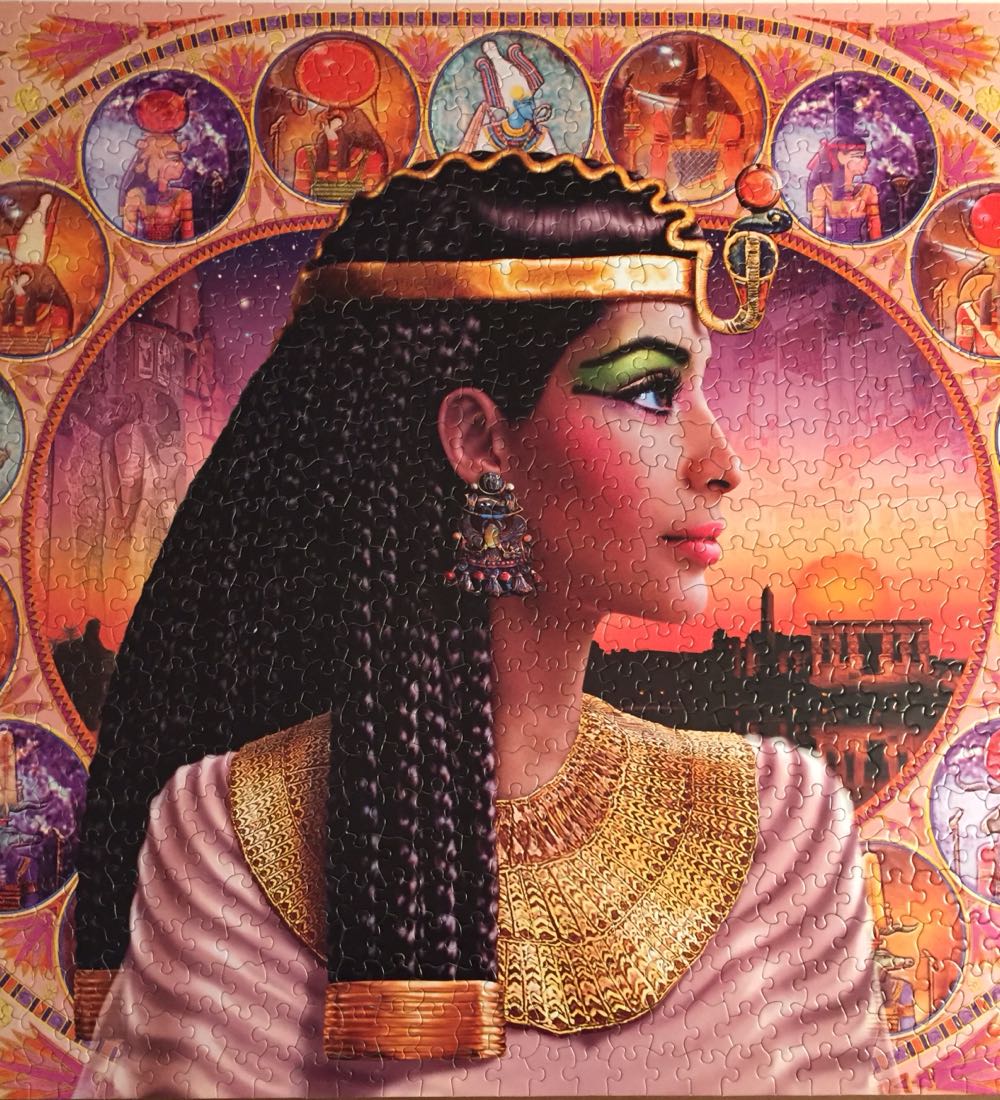Legends of The Nile CLEOPATRA-sold - White Mountain Puzzles puzzle collectible [Barcode 724819249299] - Main Image 4