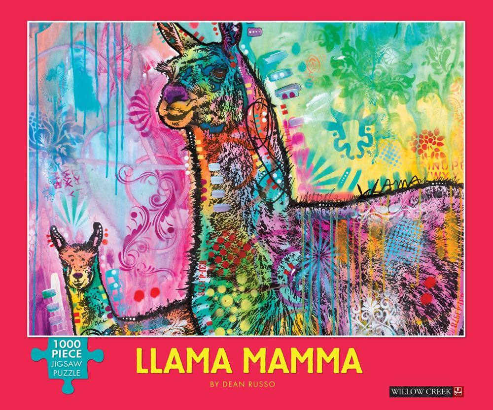 Llama Mama  - Willow Creek puzzle collectible [Barcode 709786054237] - Main Image 2