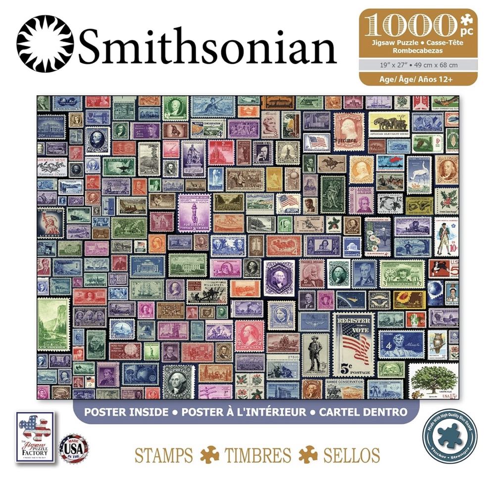 Smithsonian Stamps - Smithsonian puzzle collectible [Barcode 788958775736] - Main Image 2
