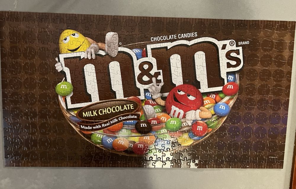 M&m’s Double Sided 500 Piece Jigsaw In A Collectible Tin  puzzle collectible [Barcode 129378285854] - Main Image 2