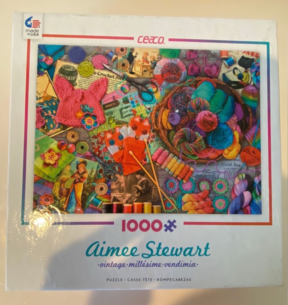Aimee Stewart: Vintage Yarns - Buffalo puzzle collectible - Main Image 2