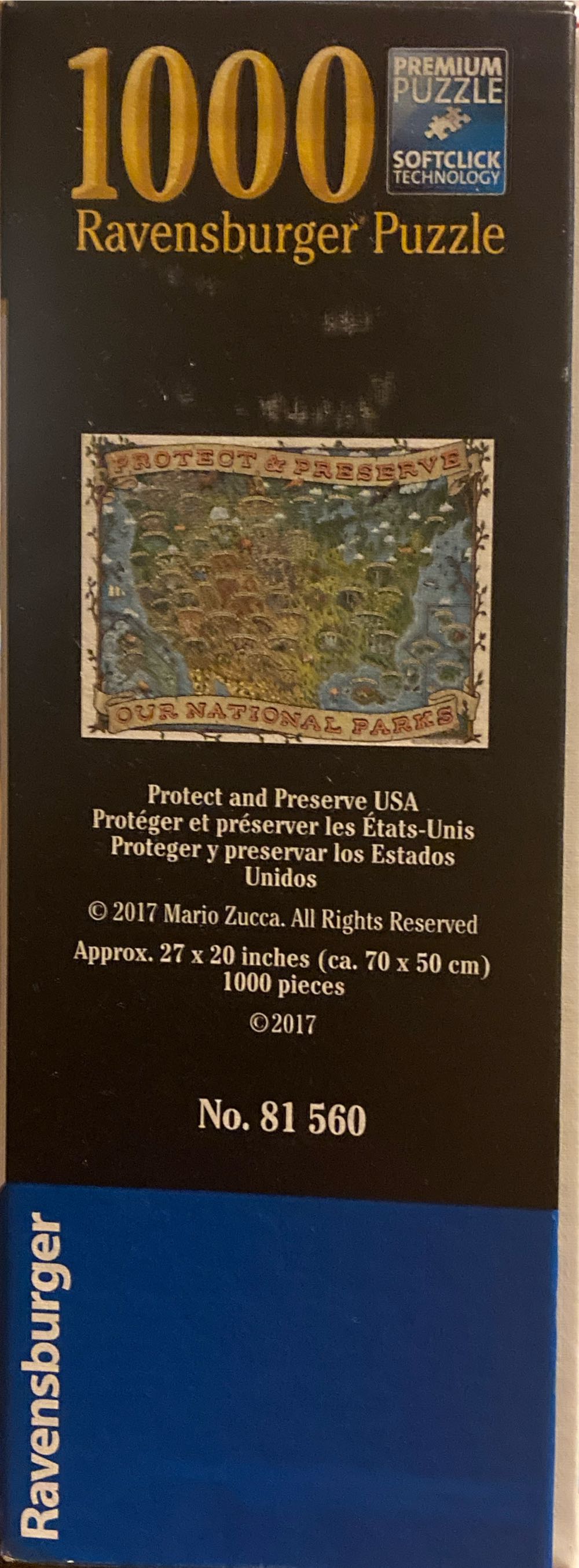 Protect And Preserve USA - Ravensburger puzzle collectible [Barcode 4005556815609] - Main Image 3