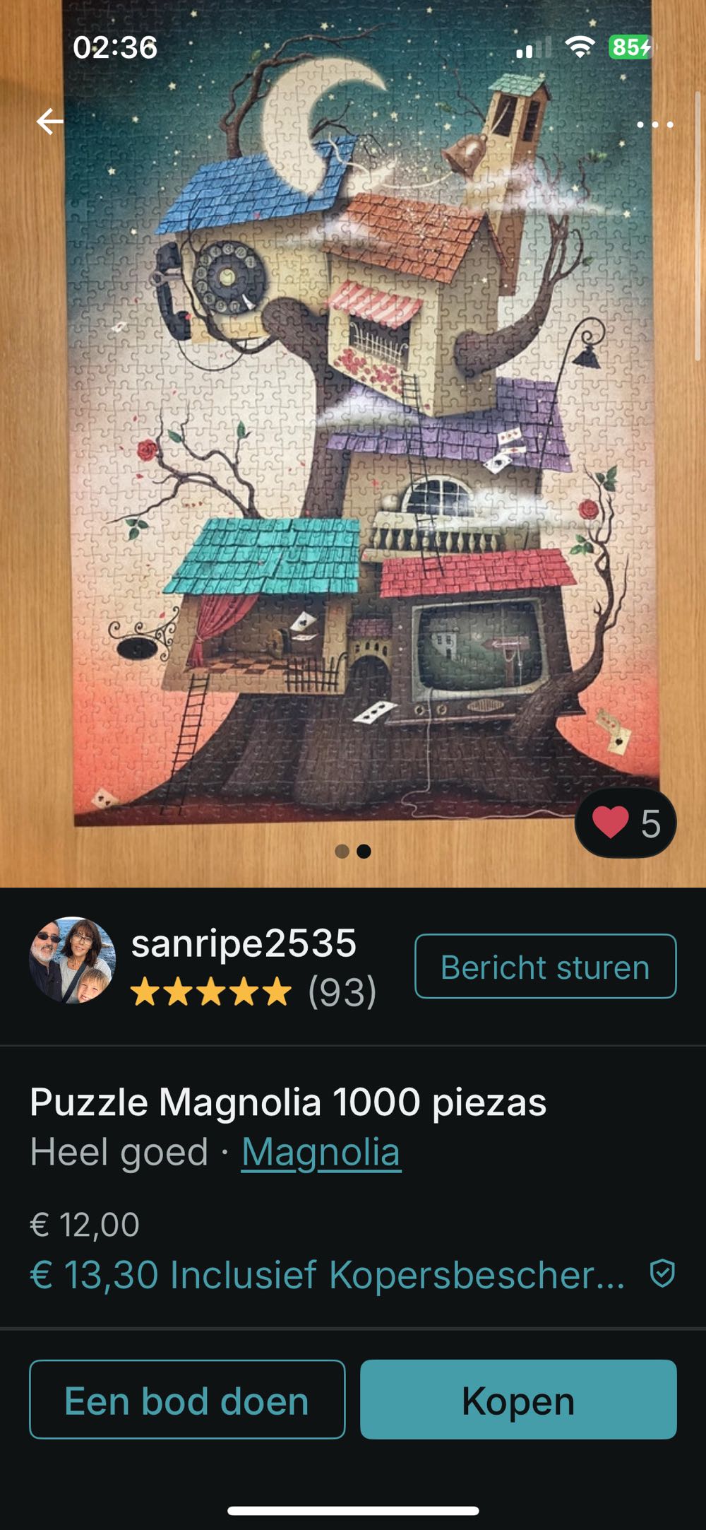 House On The Tree - Magnolia puzzle collectible [Barcode 8699375066050] - Main Image 4