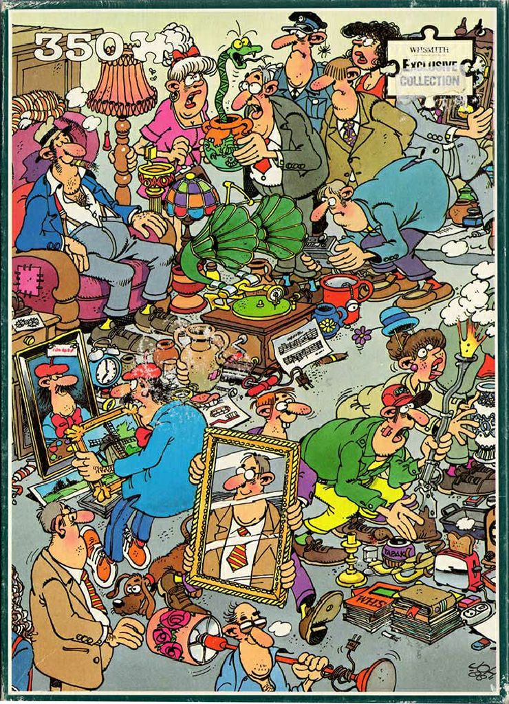 Antique Antics 80610 - WHSmith Exclusive Collection puzzle collectible - Main Image 2