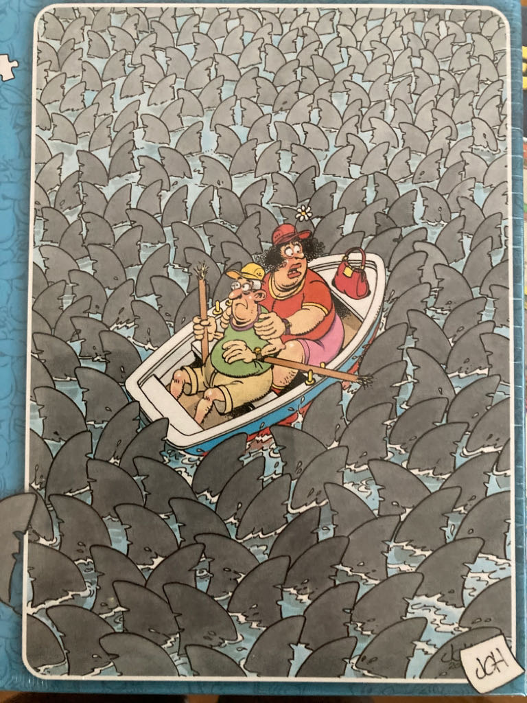 Overal haaien 81750 - Jumbo puzzle collectible - Main Image 2