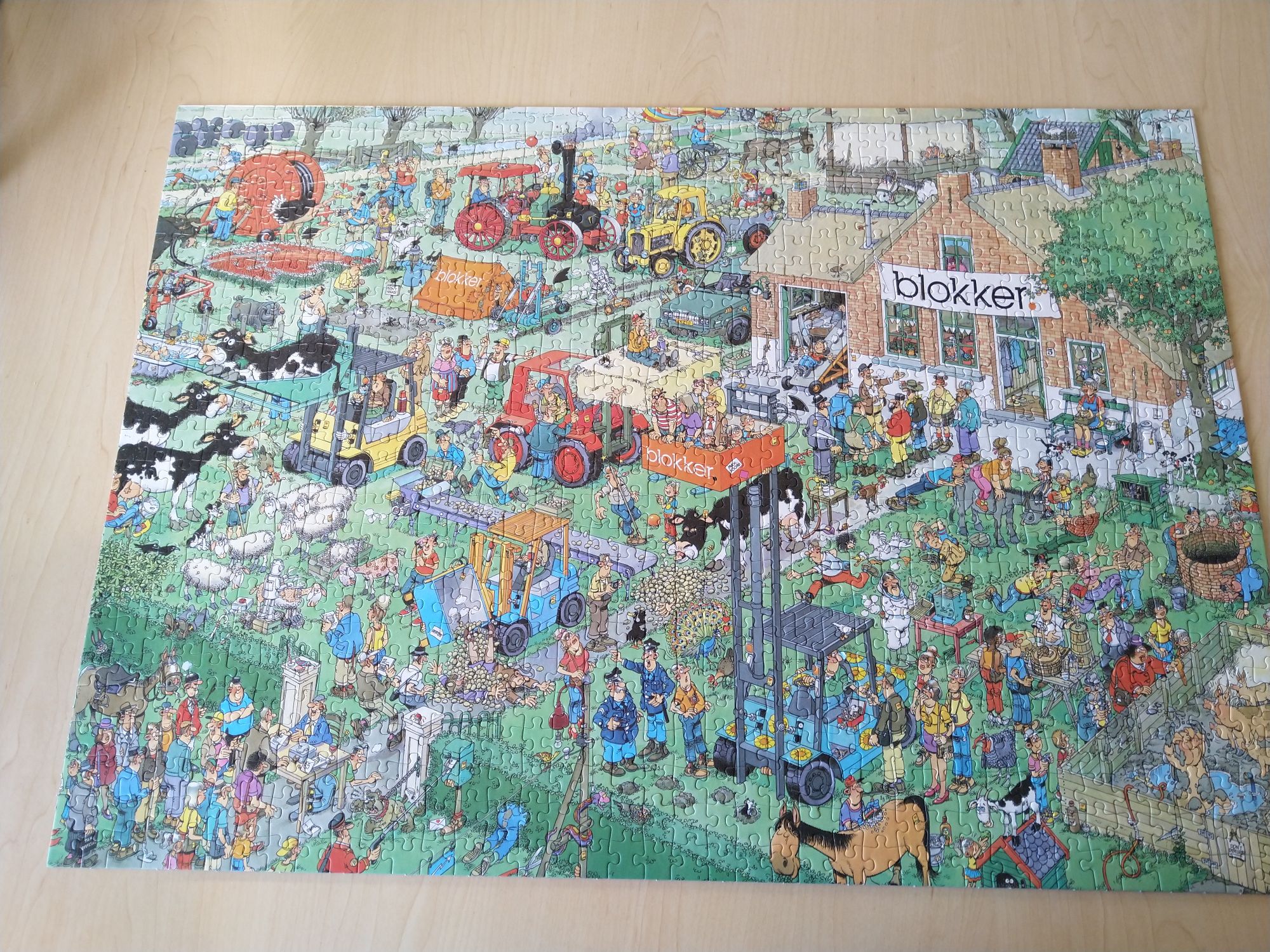 Boerderij bezoek Blokker 81825 - Jumbo puzzle collectible - Main Image 2