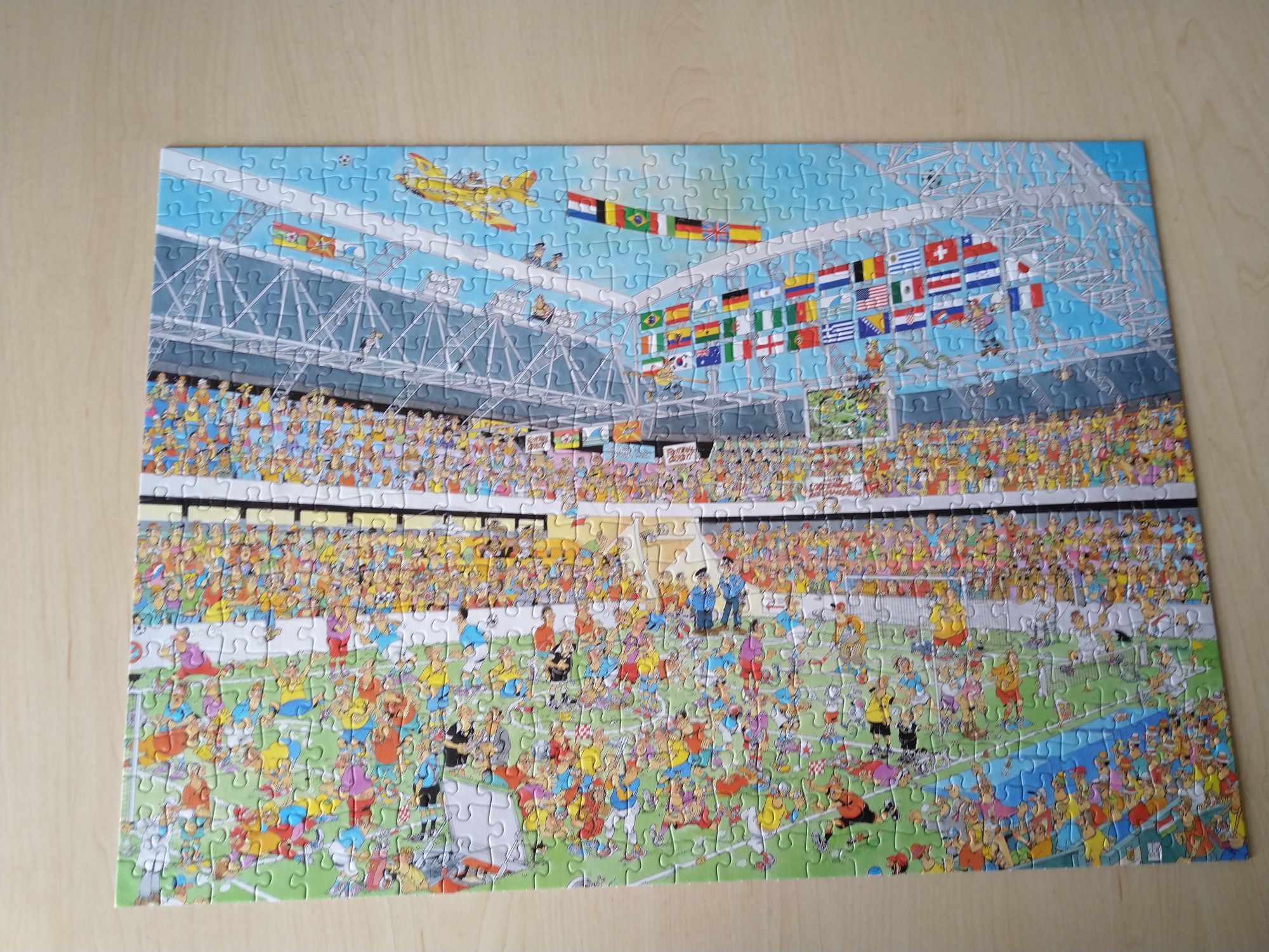voetbal waanzin/voetbal kampioenschappen/goal - Jumbo puzzle collectible - Main Image 2