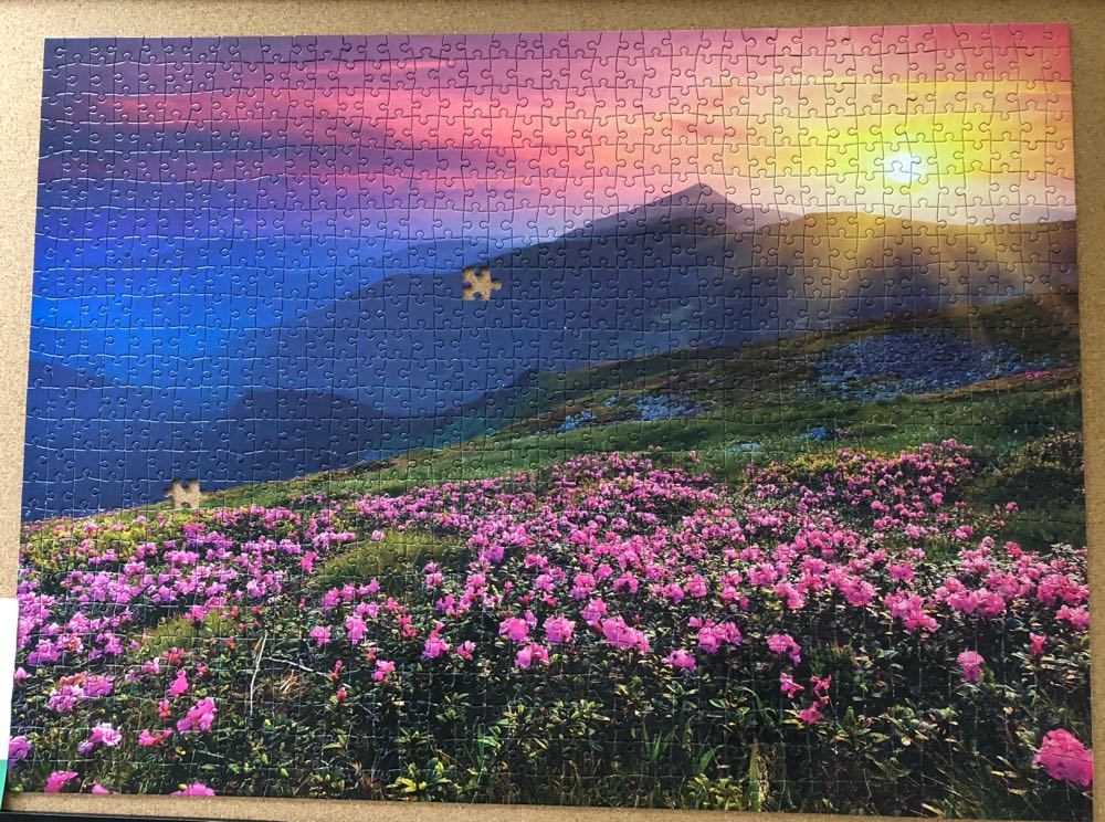 Mountain Sunset - Puzzle Passion puzzle collectible - Main Image 2