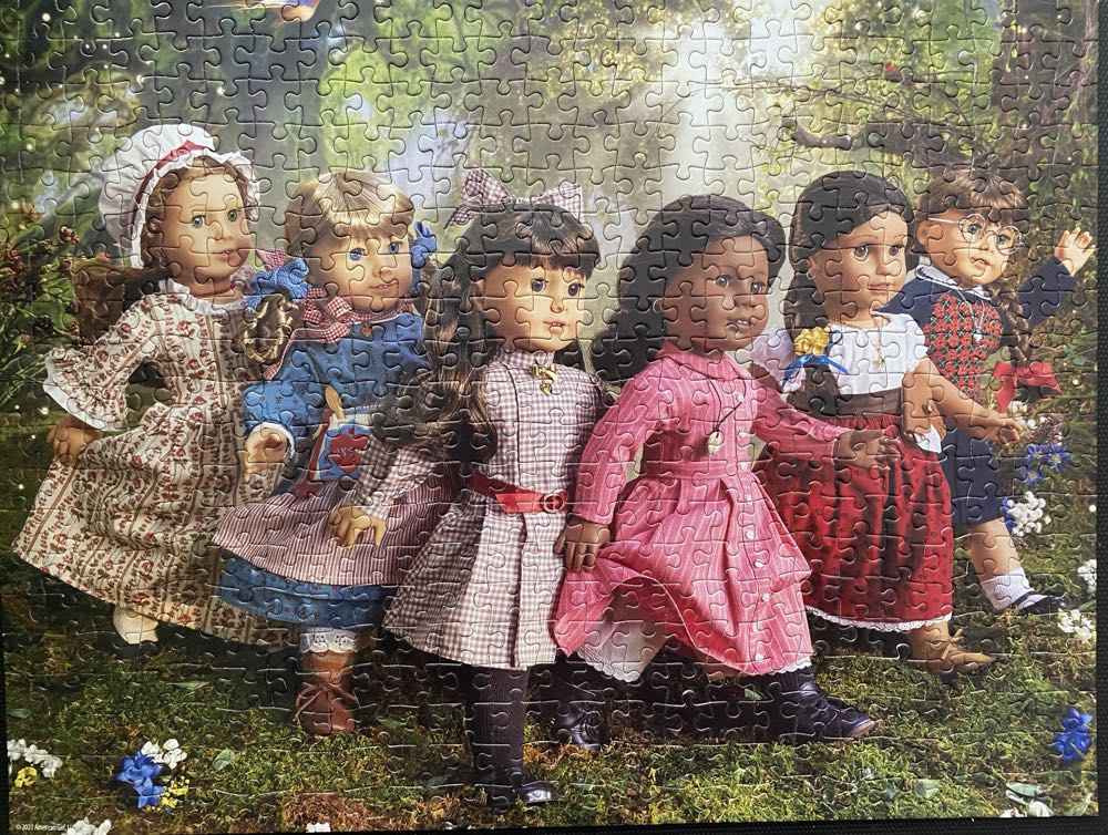 American Girl Felicity Kirsten Samantha Addy Josefina Molly Dolls - American Girl puzzle collectible [Barcode 194735080816] - Main Image 2
