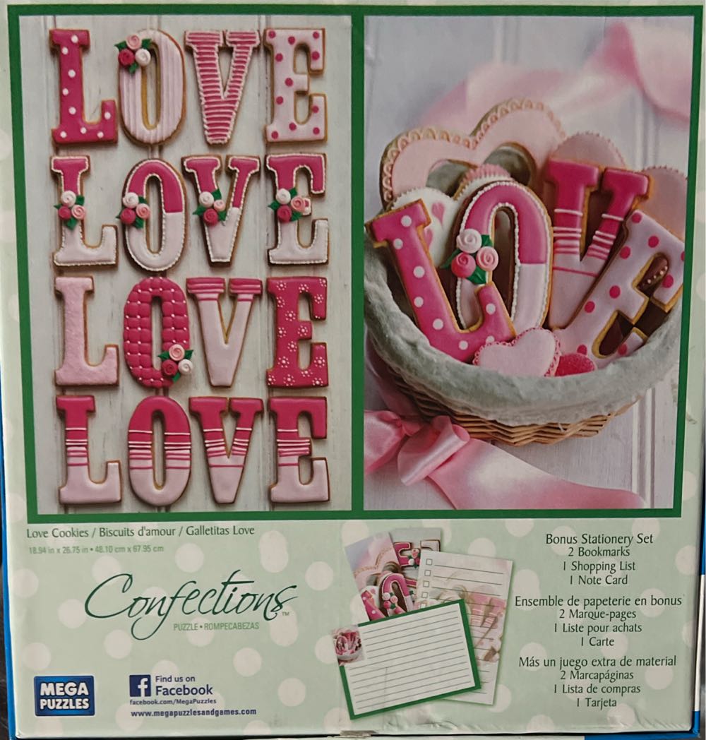 Love Cookies - Mega Puzzles puzzle collectible [Barcode 072348509316] - Main Image 2