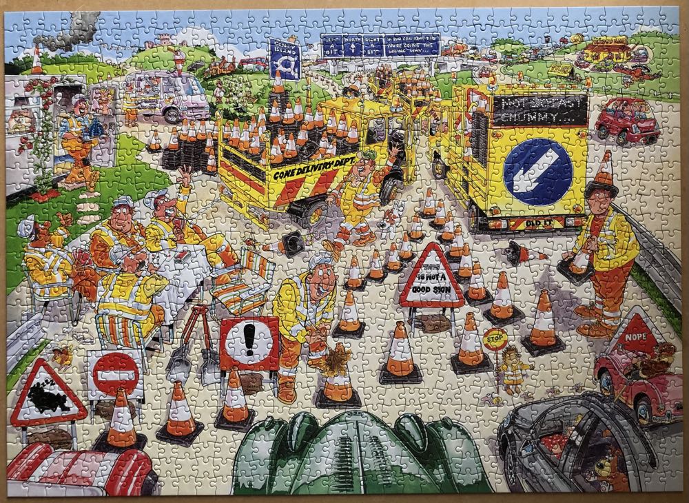 Wasgij Original 19 - Cone-gestion - Holdson puzzle collectible [Barcode 9414131094301] - Main Image 2