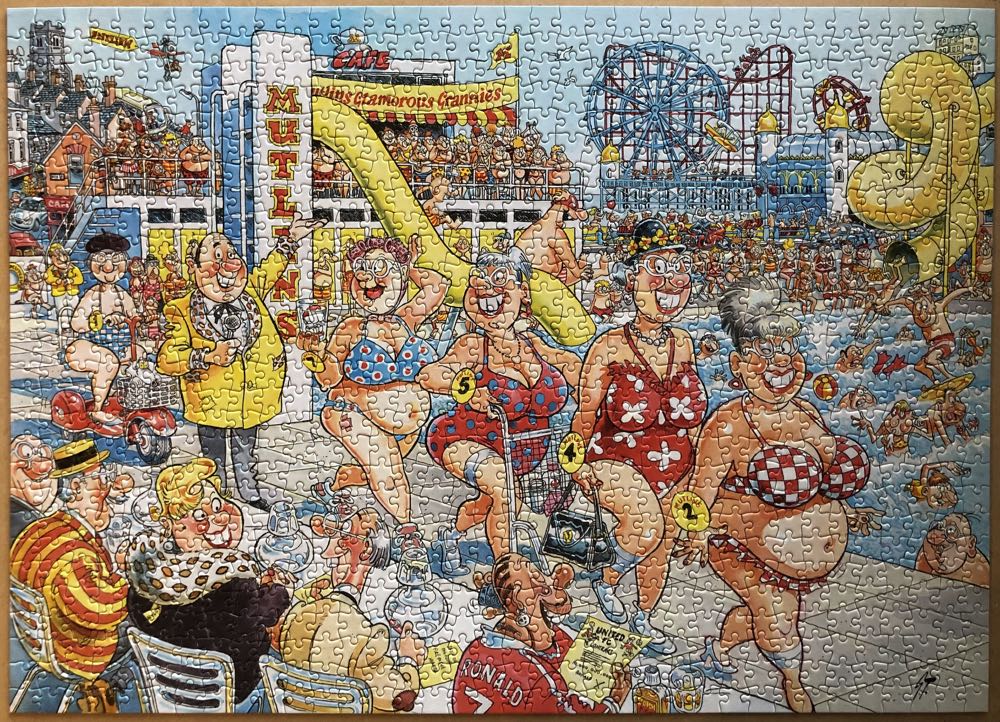 Wasgij Destiny 9 - Super Models - Holdson puzzle collectible [Barcode 9414131089208] - Main Image 2