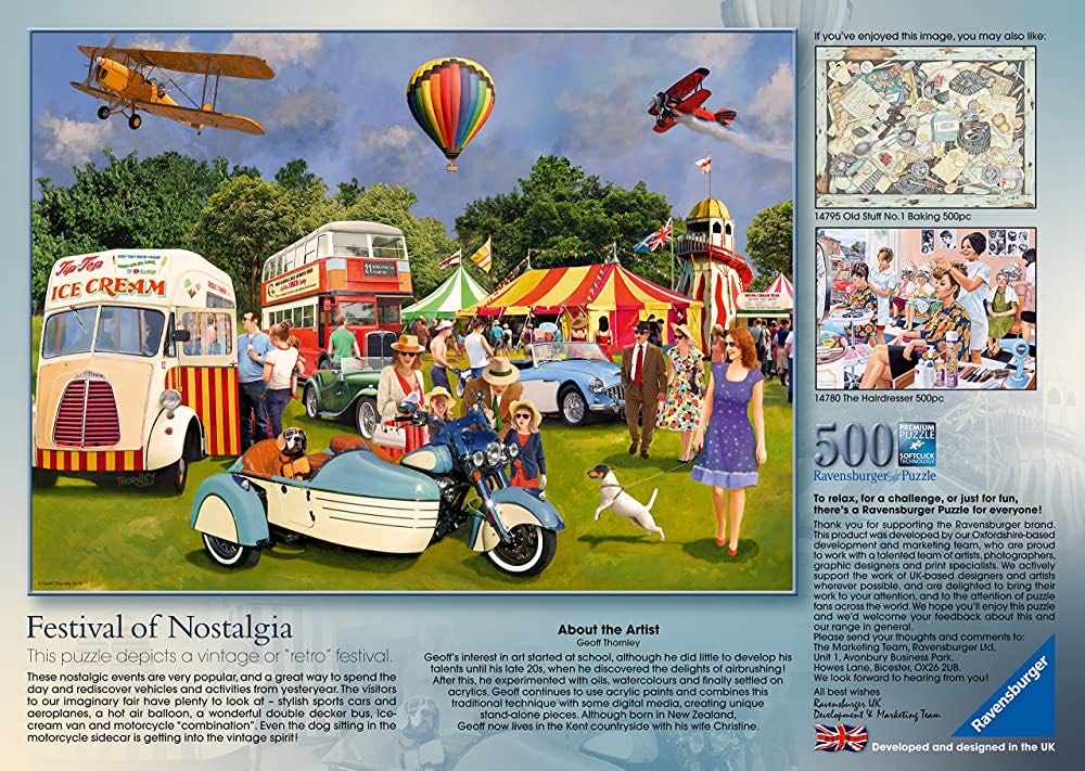 Festival Of Nostalgia - Ravensburger puzzle collectible [Barcode 4005556148103] - Main Image 4