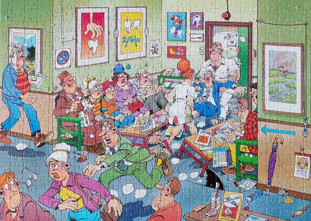 At The Dentist - Jumbo puzzle collectible [Barcode 8710126015155] - Main Image 2