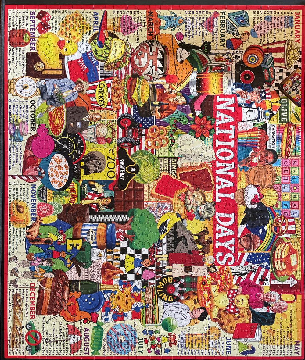 National Days - White Mountain puzzle collectible [Barcode 724819265176] - Main Image 2