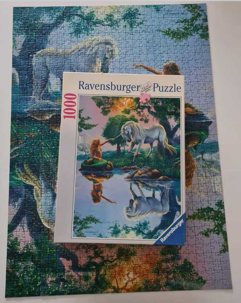 Magische Ontmoeting. /Meisje Met Paard Spiegelbeeld  - Ravensburger puzzle collectible - Main Image 1