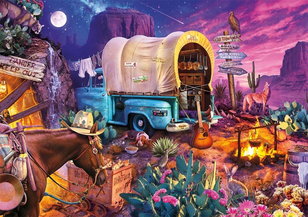 Wild West Camp - Buffalo puzzle collectible [Barcode 079346027538] - Main Image 2