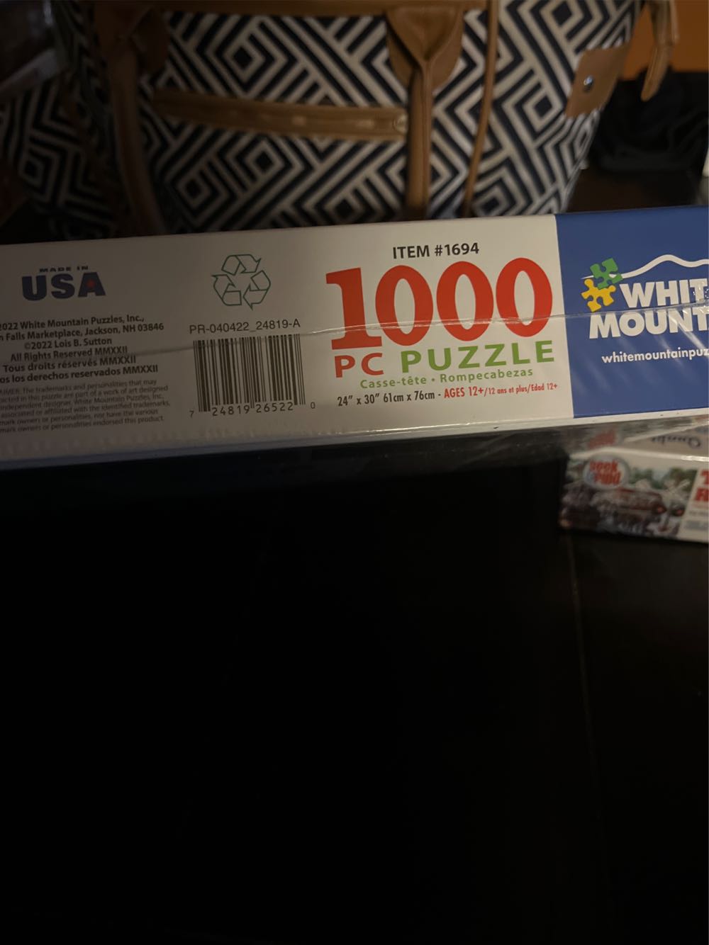 Cherries - White Mountain Puzzles puzzle collectible [Barcode 724819265220] - Main Image 3